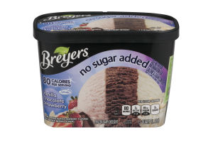 Breyers No Sugar Added Vanilla Chocolate Strawberry