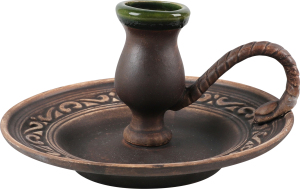 Підсвічник-блюдце Шляхтянський Покутська кераміка 1шт