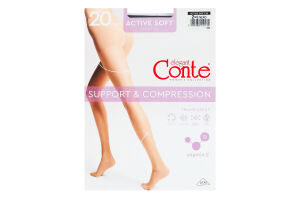 Колготки жіночі Conte elegant Active soft 20den 2 nero