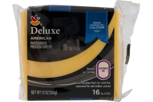 Ahold Deluxe Cheese Singles American - 16 CT