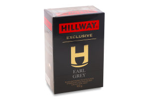 Чай черный байховый листовой с ароматом бергамота и цедрой апельсина Earl Grey Exclusive Hillway в/с к/у 100г