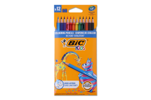 Карандаши цветные Kids Evolution BIC 12шт