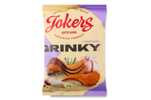 Гренки ржано-пшеничные Чеснок Jokers м/у 80г