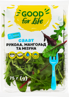 Салат Рук. Манг. Міз. Good for life 75г