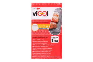 Пакети-зіпери д/зб.продуктів viGO 15шт