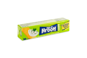 Чипси картопляні пластинки Сметана із зеленню Hroom к/у 50г