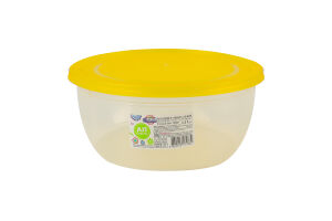 Контейнер универсальный 1.1л 171x171x73мм Круглый №2 Econom Box Ал-Пластик 1шт