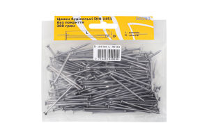 Цвях будівельний 2,5*50мм 300г блістер Гроно-трейд