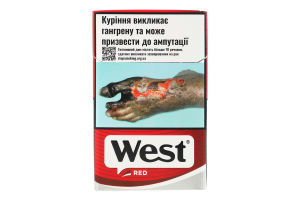 Сигареты с фильтром West Red 20шт