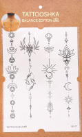 Тату Tattooshka Сьома чакра тимчасові