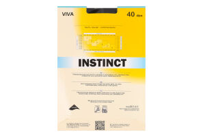Колготки жіночі Instinct Viva 40den 2 nero