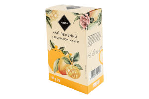 Чай зелений байховий з ароматом манго RIOBA к/у 100г