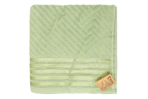 Рушник сіро-зелений махровий 70*140см 500г/м2 GM Textile