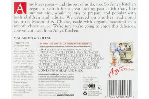 Amy's Macaroni & Cheese