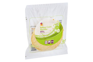Ahold Yellow Corn Tortilla Fajita Size Small - 24 CT