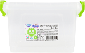 Контейнер універсальний 0.45л 136x86x79мм №02 Мінілюкс Ал-Пластик 1шт
