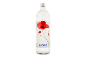 Вода минеральная природная слабогазированная Akvile с/бут 0.75л