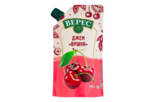 Джем нестерилизованный Вишня Верес д/п 140г