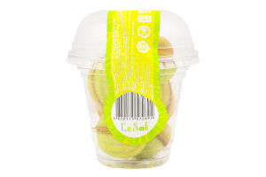 Горішки з фундуковою пастою з арахісом та згущеним молоком 142г стакан La Sofi