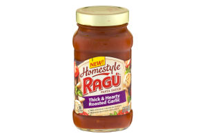 Ragu Homestyle Pasta Sauce Thick & Hearty Roasted Garlic