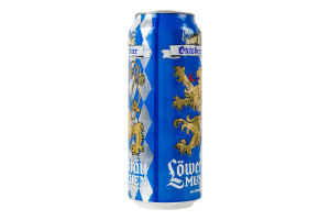 Пиво 0.5л 6.1% світле пастеризоване Oktoberfestbier Lowenbrau з/б