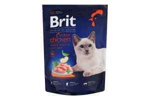 Корм сухий для котів Chiken Indoor Premium Nature Brit д/п 300г