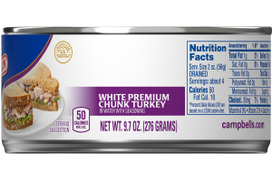 Swanson White Premium Chunk Turkey