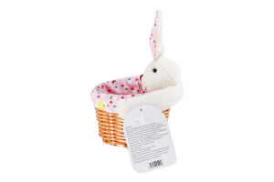 Кошик Великод кролик з підкл декорат 14х12 986417