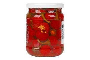 Перець гострий маринований пастеризований Чері Novus с/б 480г