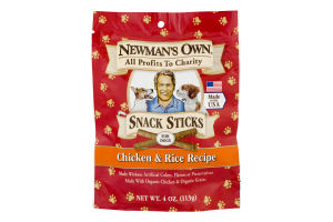 Newman's Own Snack Sticks For Dogs Chicken & Rice Recipe
