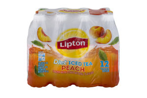 Lipton Diet Iced Tea Peach - 12 CT