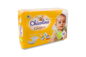 Підгузки Super Comfort 3 4-9кг 36шт Chicolino