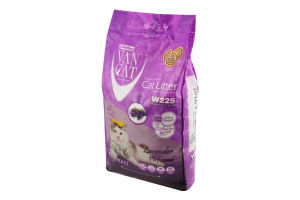 Наповнювач котячий білий Lavender perfumed Super Premium VanCat 10кг