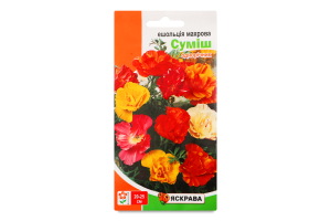 Насіння Квіти Ешшольція махрова суміш 0,3г Яскрава