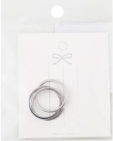 Каблучка сірий метал FHF25618M30