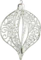 Прикраса ялинкова з орнаментом Фізаліс в асортимен