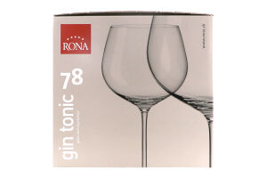 Набір келихів для джин-тоніка 780мл №6558 Gin tonic 78 Rona 6шт