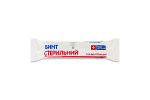 Бинт стерильный марлевый медицинский 5мх10см №17 Моя Аптечка 1шт