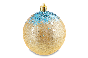 Прикраса ялинкова Куля Символіка Іній 80мм 31526