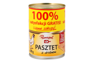 Паштет куриный Pamapol ж/б 390г