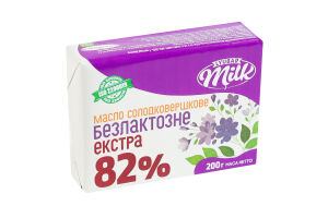 Масло солодковершкове безлактозне 82% Екстра Lyubar Milk м/у 200г