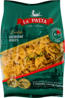 Вироби макаронні фігурні з твердих сортів пшениці група А клас екстра Бантики №2001 La' Pasta Per Primi м/у 400г
