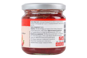 Джем стерилизованный Клубника-земляника-ревень Fine Life с/б 210г