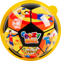 Мяч пластиковый для девочки и мальчика с конфетами и сюрпризом Crazy ball Wooow п/у 90г в ассорт