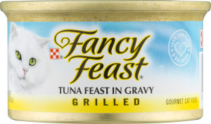 Fancy Feast Tuna Feast in Gravy Grilled Gourmet Cat Food