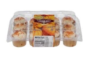 Ahold Mini Cupcakes Pumpkin Spice - 12 CT