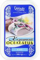 Оселедець філе-шматочки в олії Козацький Veladis б/ш п/у 500г
