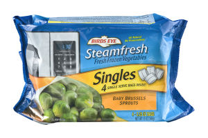 Birds Eye Steamfresh Singles Baby Brussels Sprouts - 4 CT