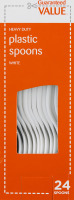 Guaranteed Value Heavy Duty Plastic Spoons - 24 CT