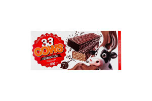 Торт вафельний шоколадний 33 Cows к/у 195г